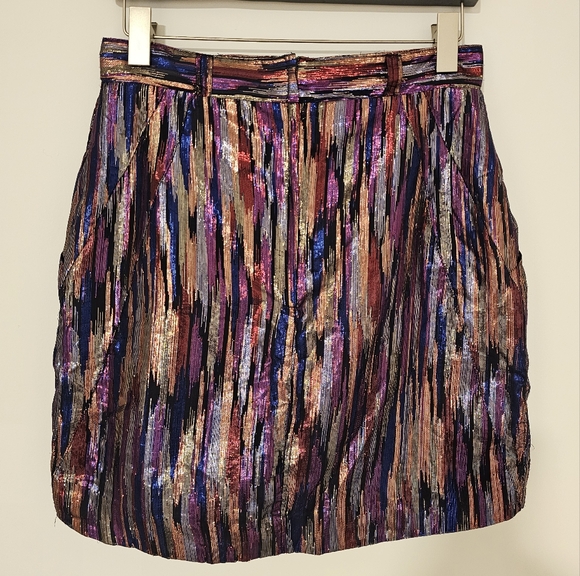 H&M Trend Tinsel Mini-skirt - Picture 2 of 8